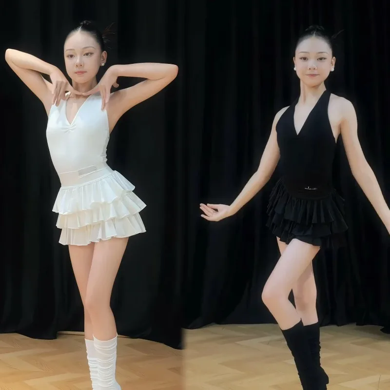 latin-dance-outfit-for-girlschildrens-latin-dance-attiresummer-neck-wrap-practice-outfit-separate-girls-practice-outfit-white