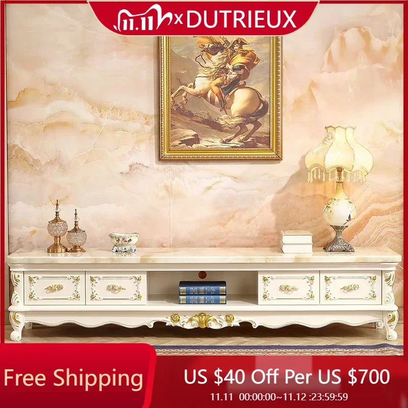 

Shelf Floor Tv Table Retro Storage Center Display Luxury Cabinets White Tv Stands Designer Muebles Chinese Style Furniture