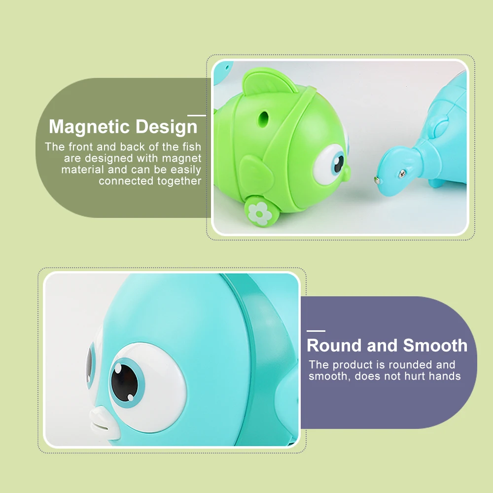 Interaktywne zabawki edukacyjne Montessori, gra dla dzieci z wędką Rozświetlona magnetyczna wędka Zabawa Chodzenie dla chłopców i dziewczynek w wieku 3+ lat