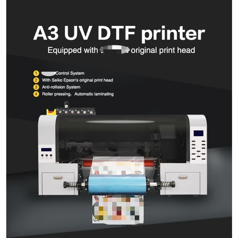 Small DTF Printer Full Color Photo Frame Cold Transfer Sticker Printing Laminator Machine