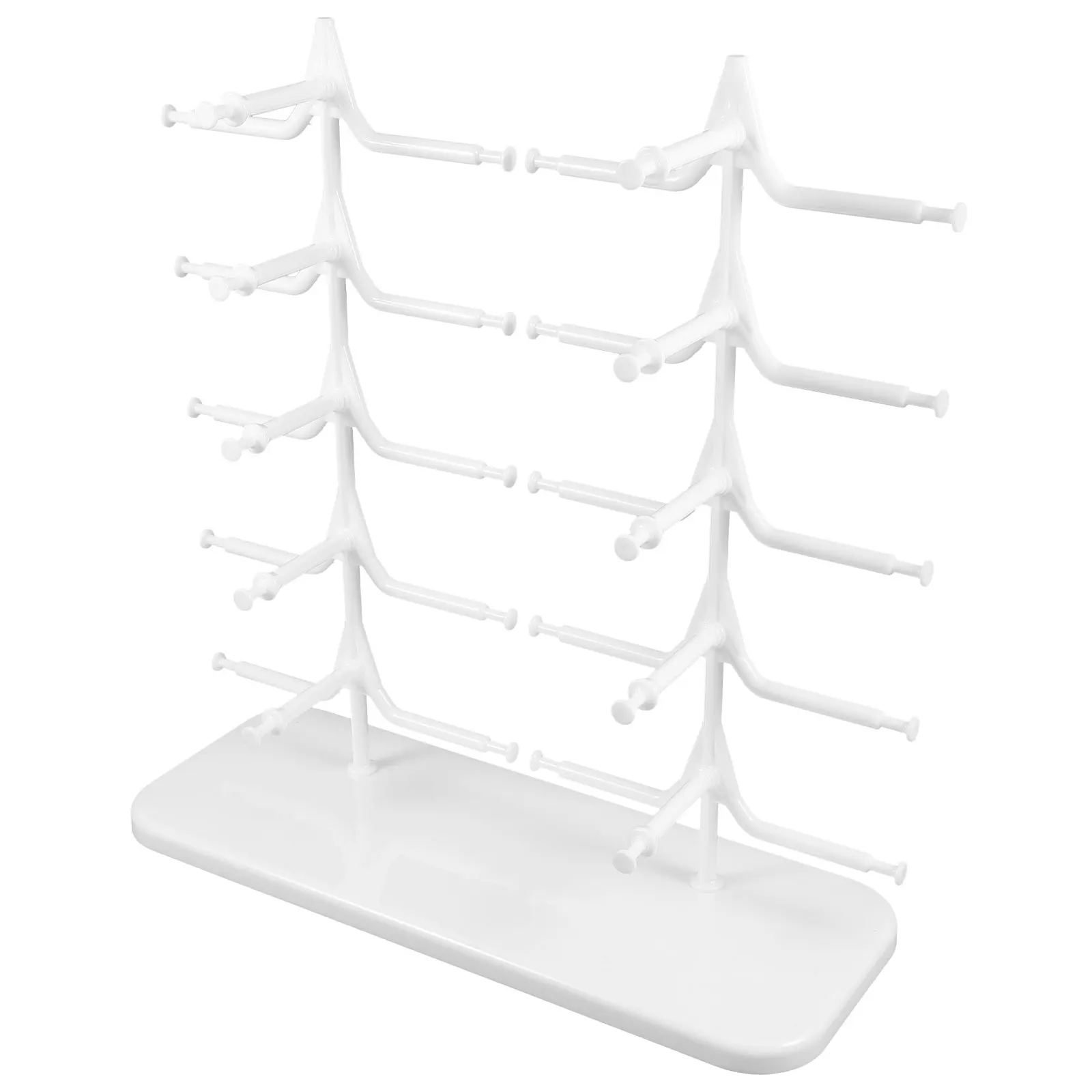 Stable Base Glasses Display Rack Sunglasses Holder Organizer for Optical Glasses Ski Goggles Space Saving Desktop Display Stand