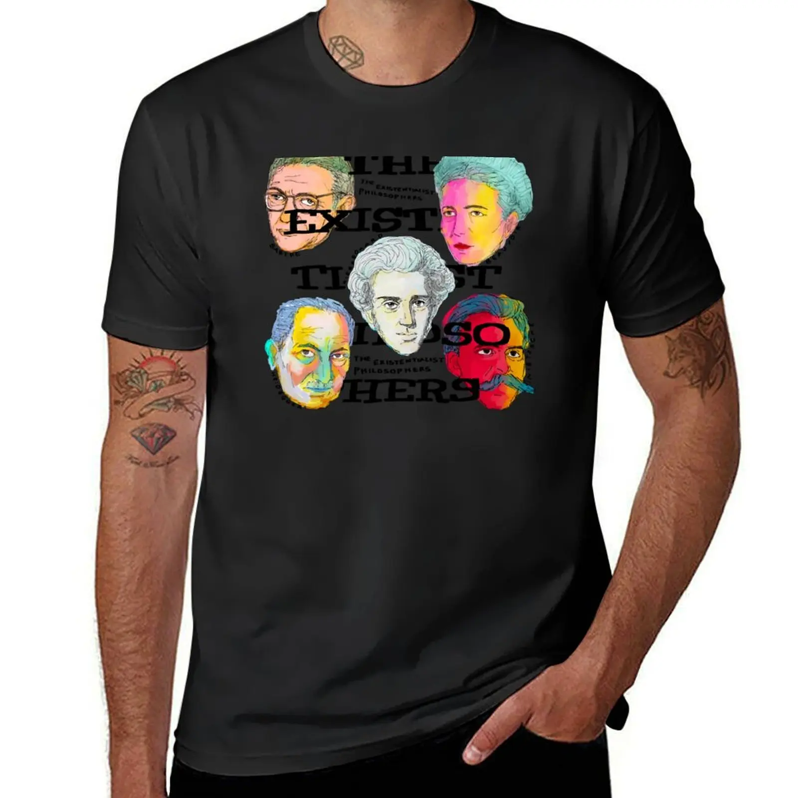 

The Existentialist Philosophers 1 T-Shirt cute tops new edition tops plus size tops fruit of the loom mens t shirts