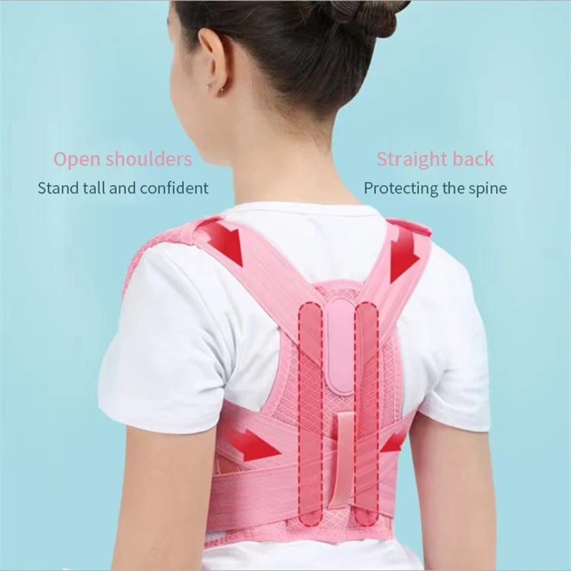 Children Back Posture Corrector Orthopedic Corset Shoulder Lumbar Wasit Support Correction For Kids Teens Straighten Upper Belt