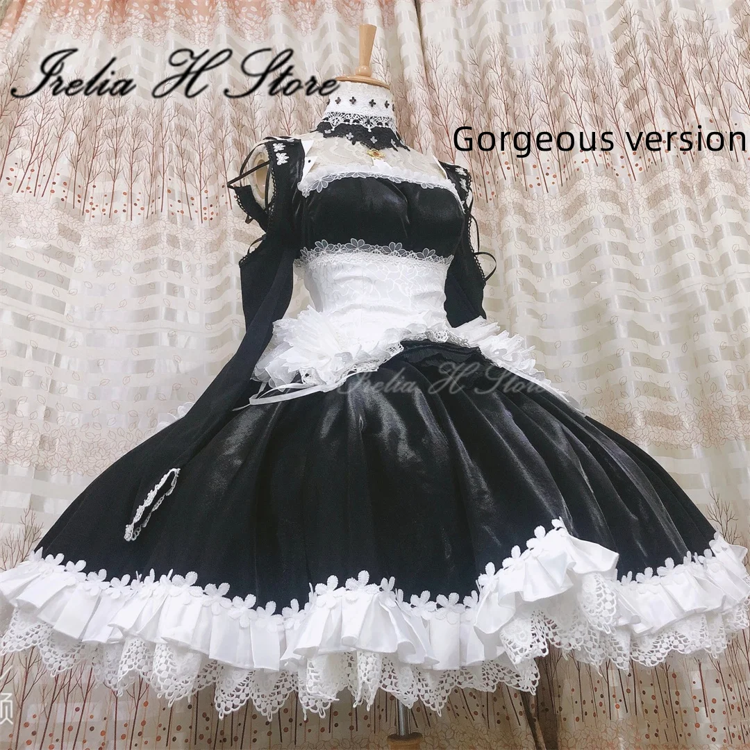

Irelia H Store Azur Lane Formidable Cosplay Costume Women Maid Dress Halloween Gorgeous version Custom size made