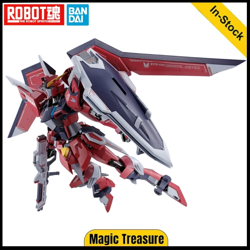 

【В наличии】Оригинальный Bandai ROBOT SPIRITS MR Soul Immortal Justice аниме ручная модель игрушка подвижная коллекционная кукла