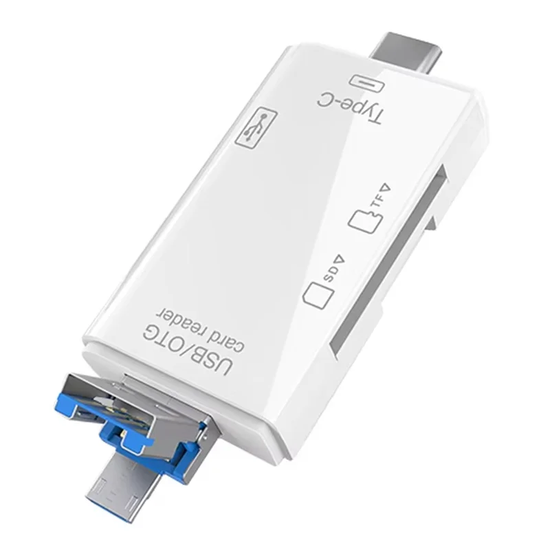 Устройство чтения карт памяти Superior-OTG SD TF Type C Micro-Sd Адаптер типа C к USB Otg 6-в-1 USB 2.0 TF-карта Устройство чтения карт флэш-накопителя USB Устройство чтения карт памяти Superior-OTG SD TF Type C Micro-Sd Адаптер типа C к USB Otg 6-в-1 USB 2.0 TF-карта Устройство чтения карт флэш-накопителя USB