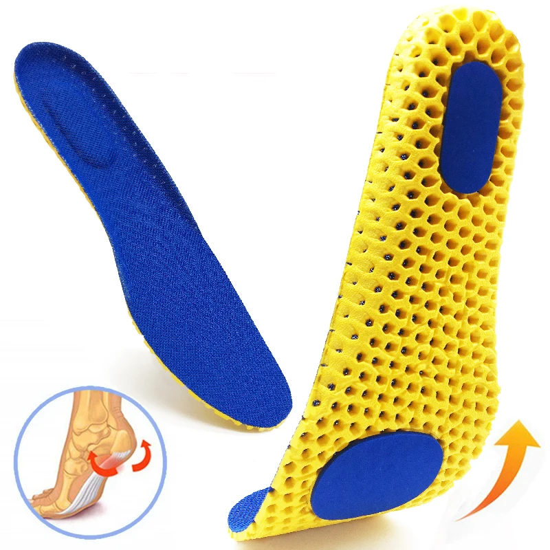 

Memory Foam Insoles For Shoes Sole Mesh Deodorant Breathable Cushion Running Insoles For Feet Man Women Orthopedic Insoles