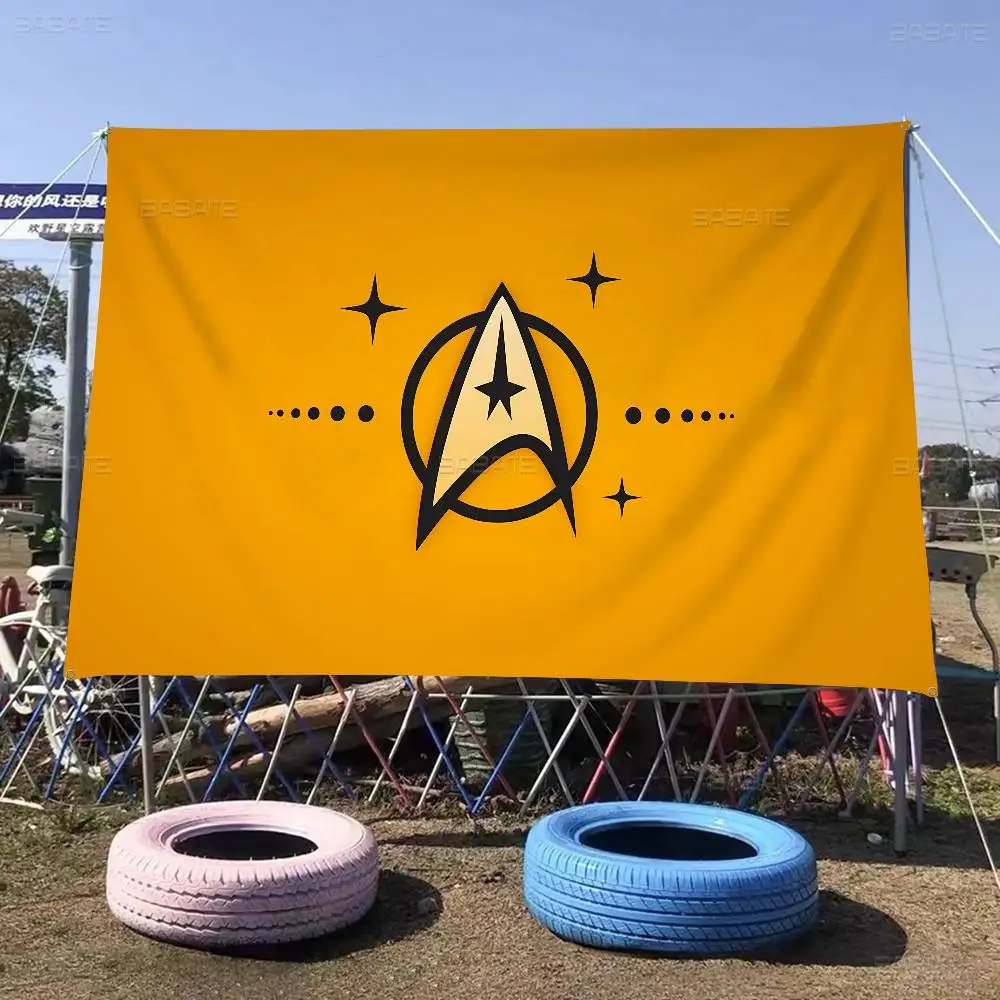 S-Star Trek Large Size Flags Printing Patterns Interesting Birthday Party Decorations Banner
