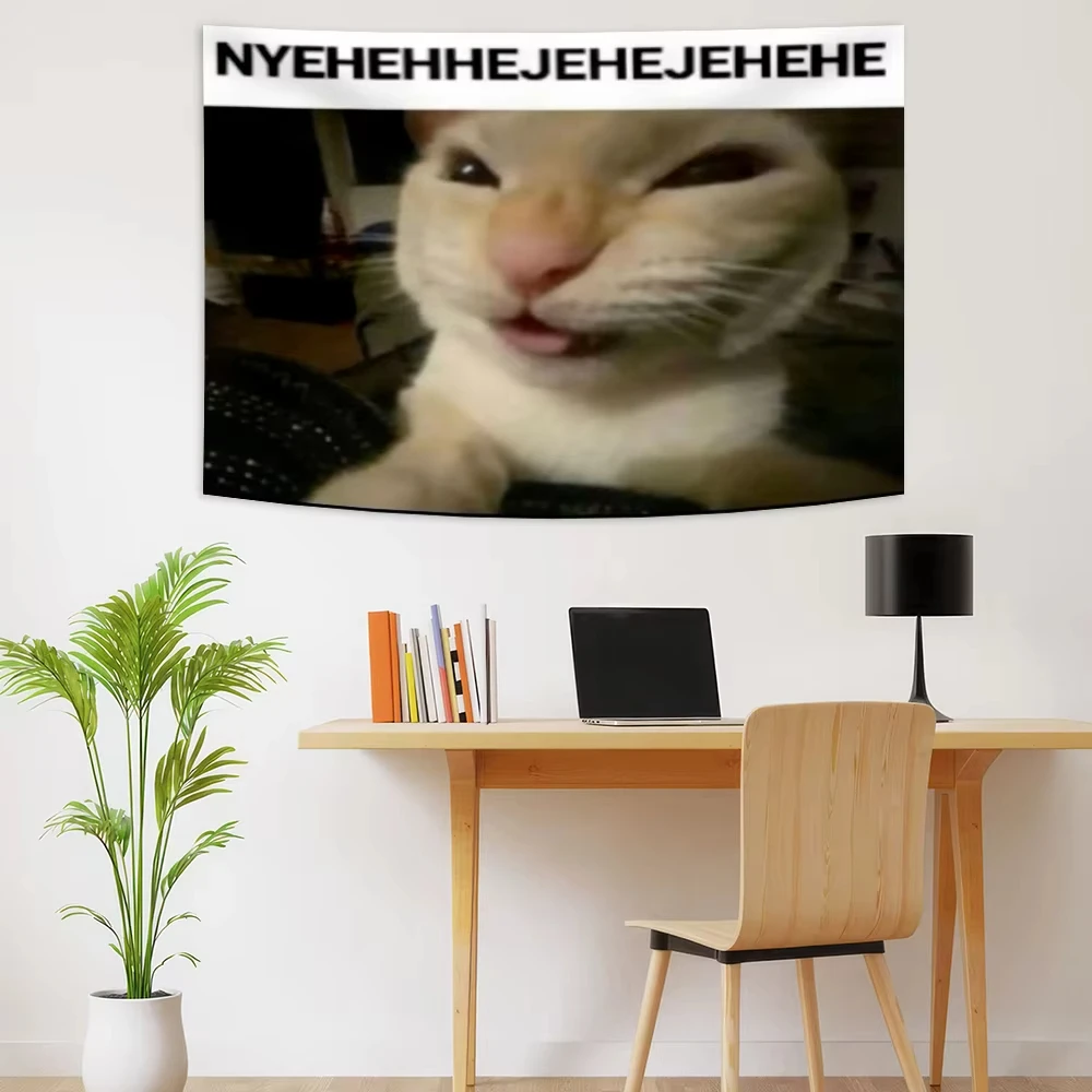 1Pc Cat Memes Flags…