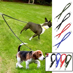 1pcs Double Head Dogs Leash Nylon Walk Two Dogs With A Single Lead Coupler Twin Lead Walking Leash Pet Rope Dog Accessories