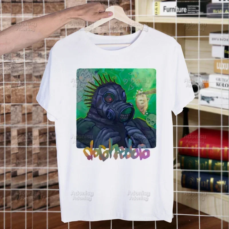 Dorohedoro Street Style Casual Short Sleeve Men Kaiman Nikaido Japan Anime Printing T Shirt Loose O-neck Tshirt Male T-shirt