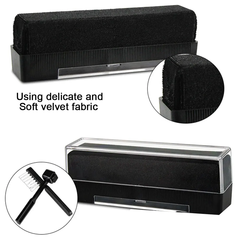 

Многофункциональная щетка для чистки виниловых пластинок, удаления пыли, аксессуары для проигрывателей винила