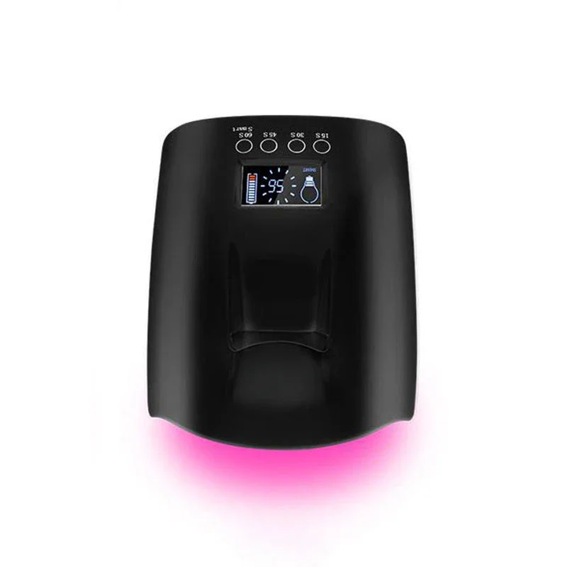 

Removable Battery 60W 52000mAh Long Lasting Cordless Led UV Nails Lamp Rechargeable dryer ice nail lamp