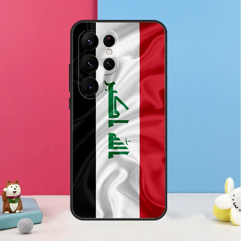 Iraqi Flag Case For Samsung Galaxy S23 S22 Plus Ultra S21 S20 FE S8 S9 S10 Note10 Note 20 Ultra Cover