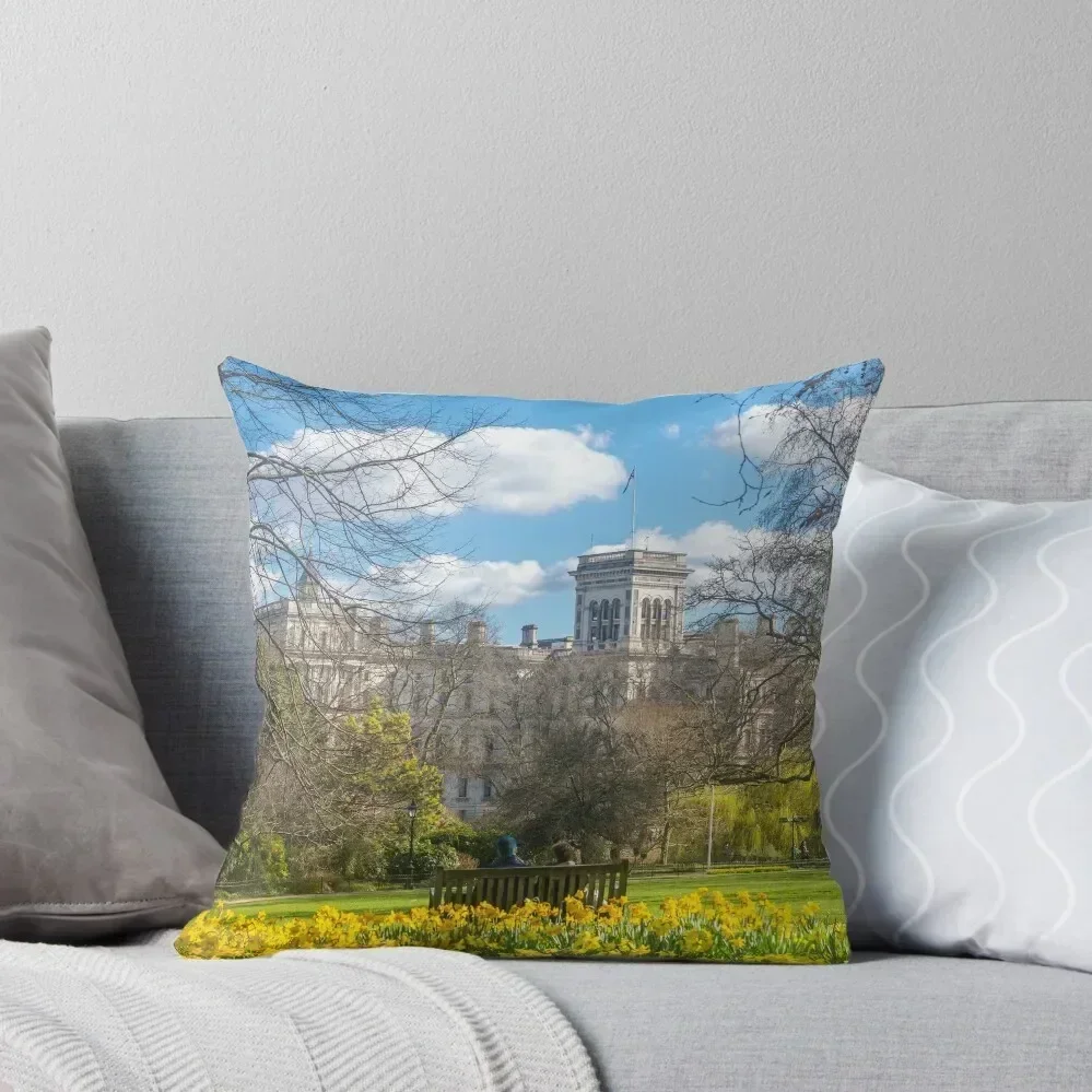 

St James Park London Throw Pillow Christmas s Covers Cusions Cover anime girl pillow