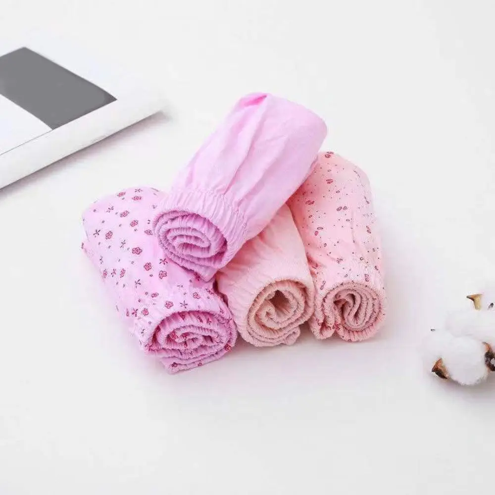 5 قطعة سراويل داخلية قطنية عالية الخصر على شكل زهرة سراويل تحتية قابلة للتنفس لكبار السن مقاس كبير ملابس داخلية نسائية في منتصف العمر ملابس داخلية نسائية #1