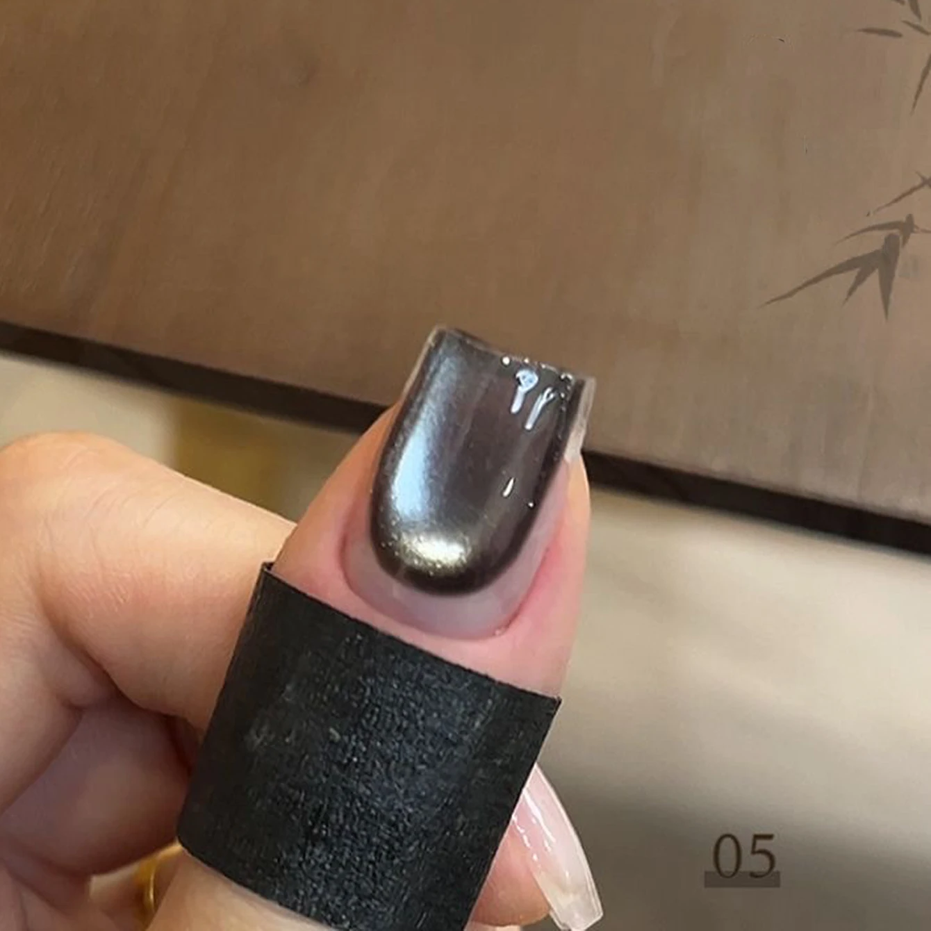 MIANEL 10ML Rauchgrauer Katzenaugen-Gel-Nagellack 2026 Neuer Trend, Funkelnd & Schmeichelnd, Grauton Glasperlen Katzenaugen-Nägel – Detail 11