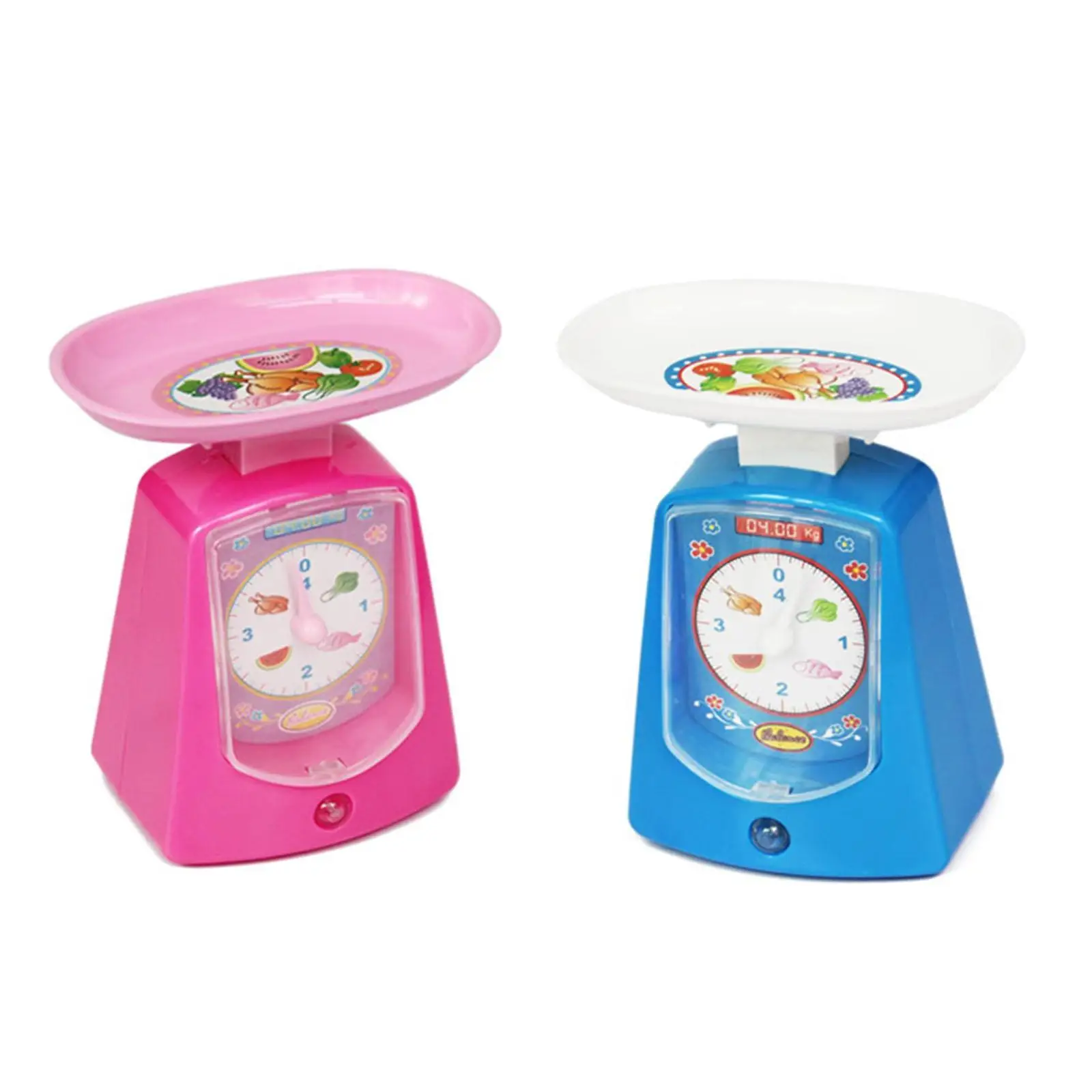 Kids Balance Scale Toy Pretend Weighing Scale Kitchen Toy Electronic for Children Boys and Girls Birthday Gifts