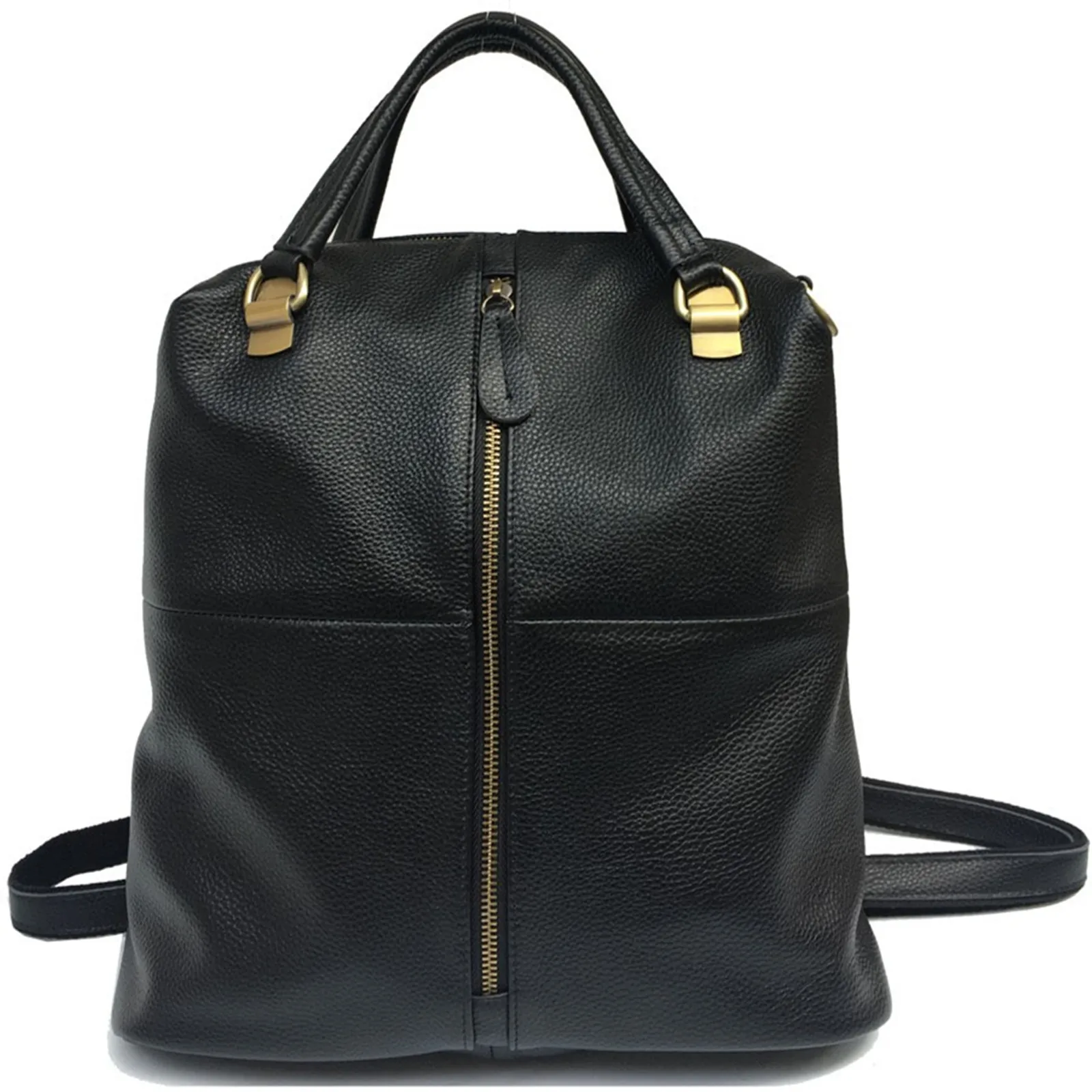 Fashion Head Layer Cowhide Backpack Soft Cow Genuine Leather Shoulder Bags Women Handbag College Student Girl Travel Schoolbag