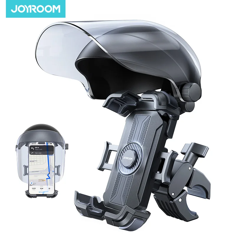 

Держатель для телефона Joyroom на велосипед с креплением на шлем, поворот на 360° ° Универсальный держатель для телефона с функцией вращения и креплением без помощи рук для электровелосипедов и мотоциклов