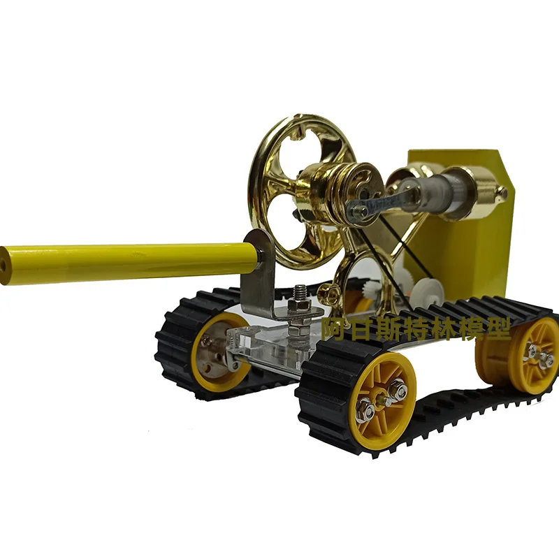 Stirling Engine Tank Thermal Energy Car Micro Generator Mini Steam Engine Model Engine Physics Experiment Model Toy
