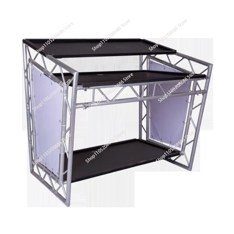 Aluminum Folding Mobile for DJ Booth  Booth Trussing Stand for Night Club