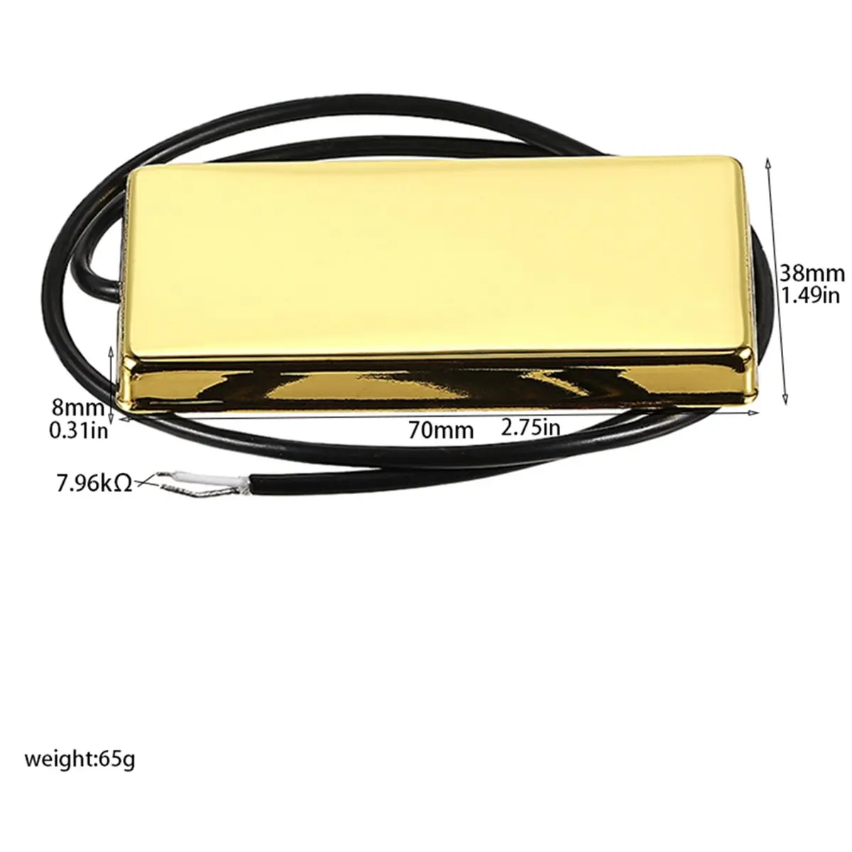 (ABYM) Electric Guitar Pickup Double Coil Guitar Pickup for Cigar Box Guitar or Electric Guitar