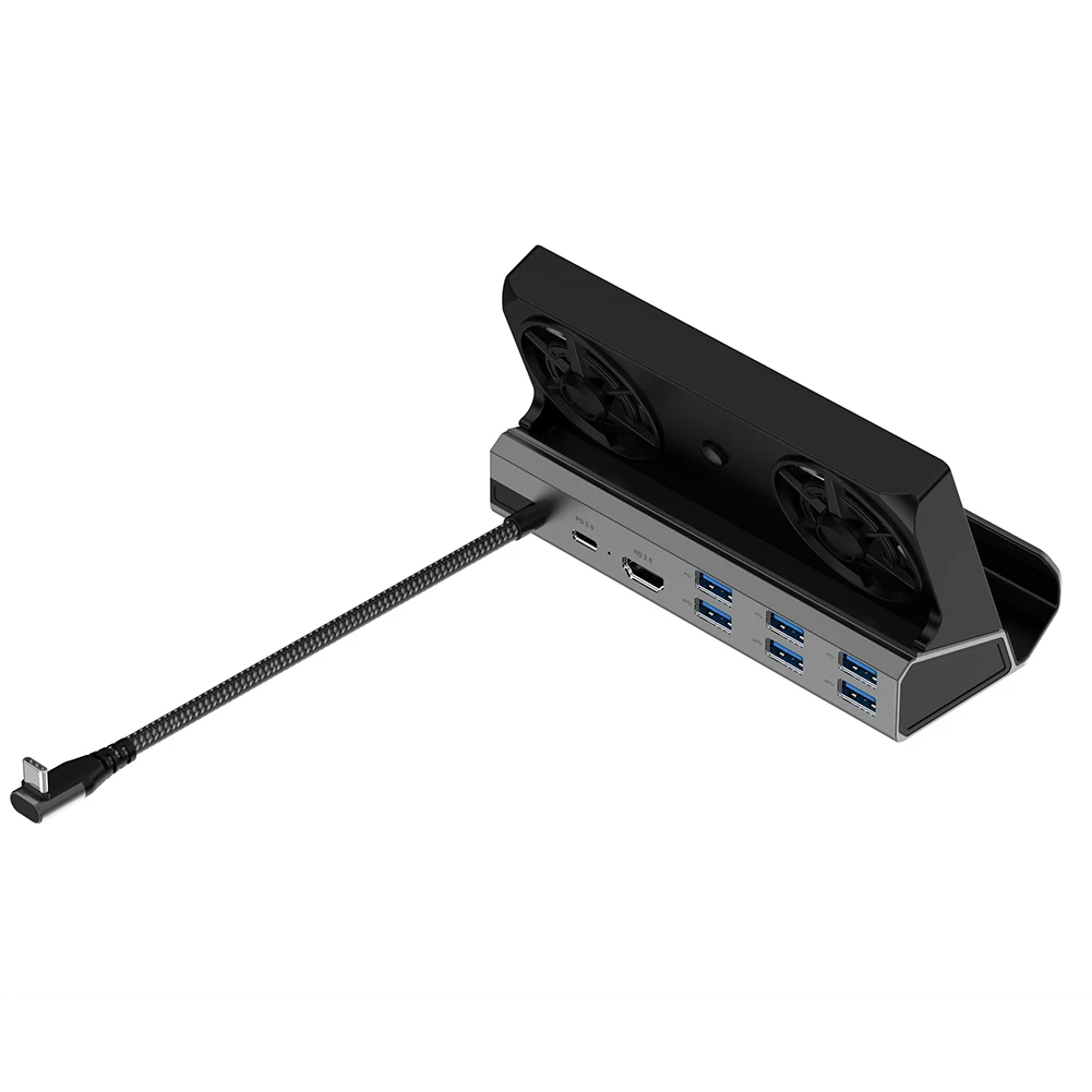 

Подставка для ТВ-приставки с HDMI, консольный хаб, гигабитный Ethernet 1000 Мбит/с, док-станция Type-C USB 3.0 2.0 PD 100 Вт для ROG Ally Game