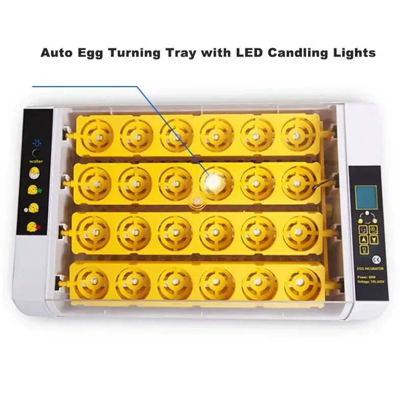 Fully‑Automatic Egg Incubator Digital Temperature‑Controlled Hatching Apparatus for Poultry Bird Breeding Incubation Works