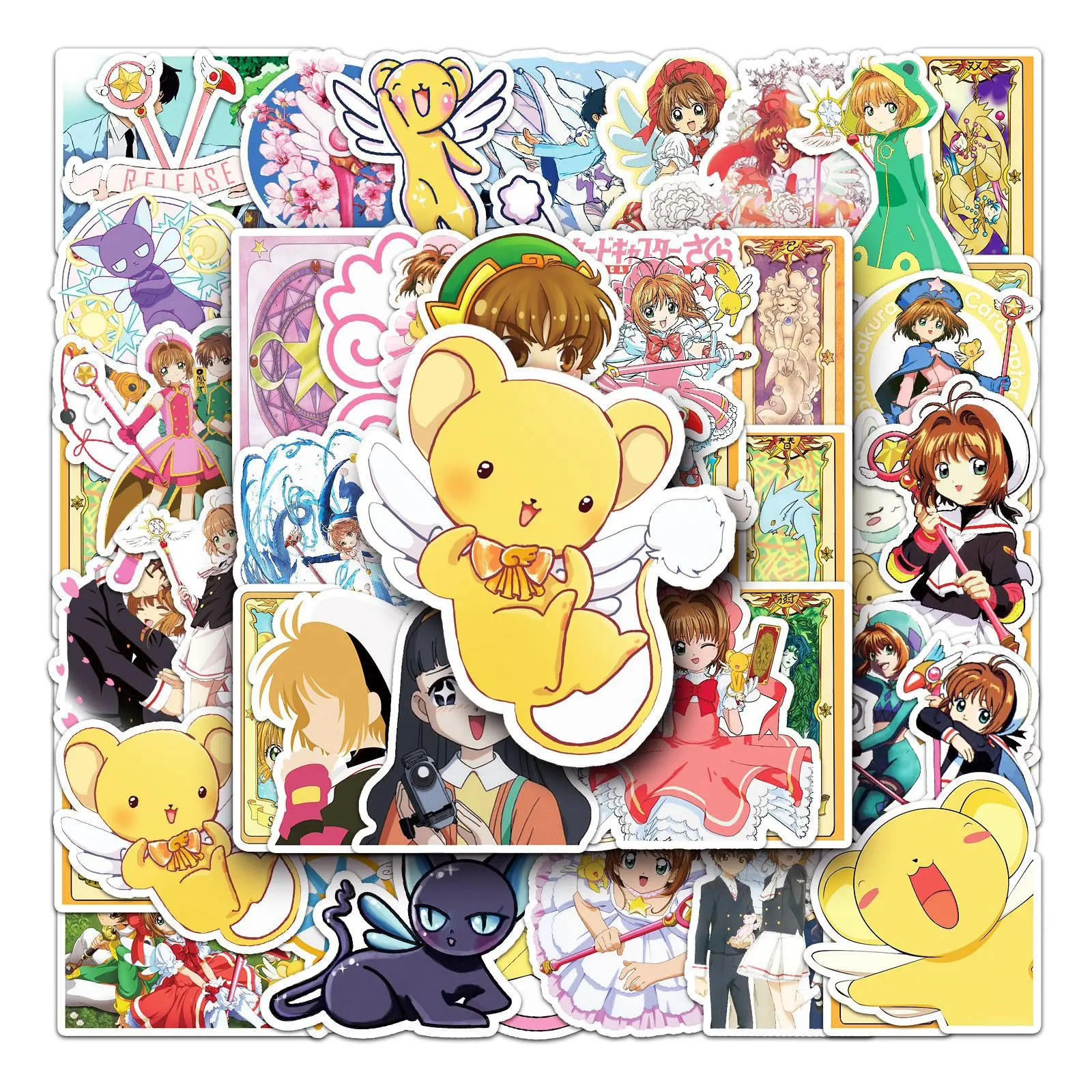 

10/30/50Pcs Anime Cardcaptor Sakura Cute Personalized Graffiti Stickers DIY Guitar Phone Laptop Suitcase Water Cup Skateboard