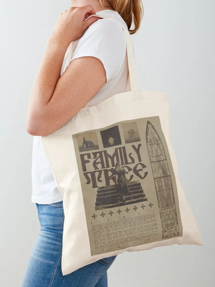 

Ethel Cain - Family Tree - Preacher's Daughter Tote Bag women bag supermarket folding bag Eco Shopper handbag