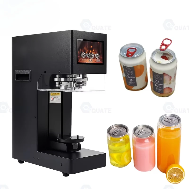 Macchina per bevande Caffè Bevande Acqua frizzante Latte Negozio di tè Uso per l'imballaggio di bottiglie Sigillatura automatica commerciale delle tazze