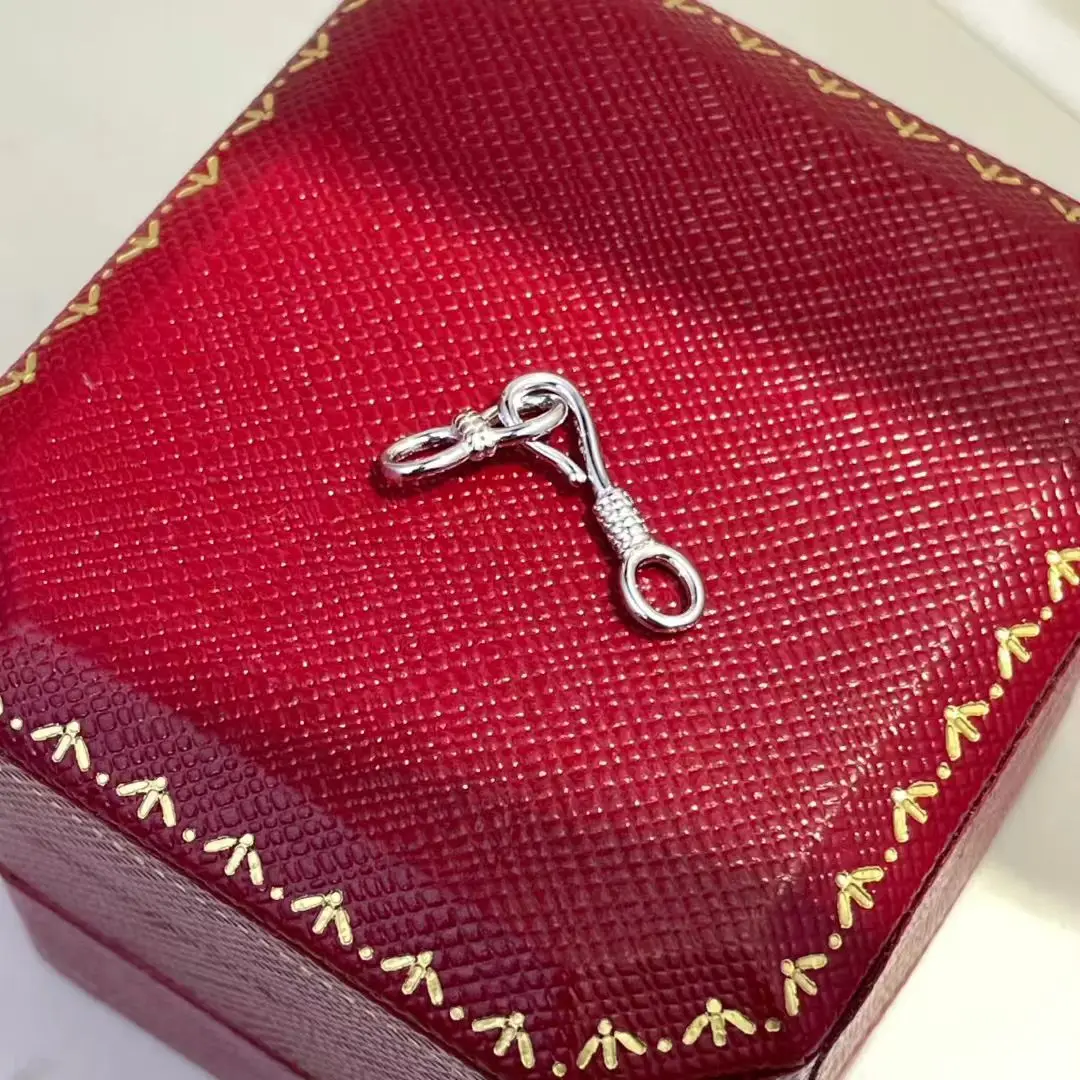 Wholesale DIY S925 Sterling Silver Pendant Necklace Bracelet Clasp Hook Accessories for 5-8mm Pearls 5pcs/lot