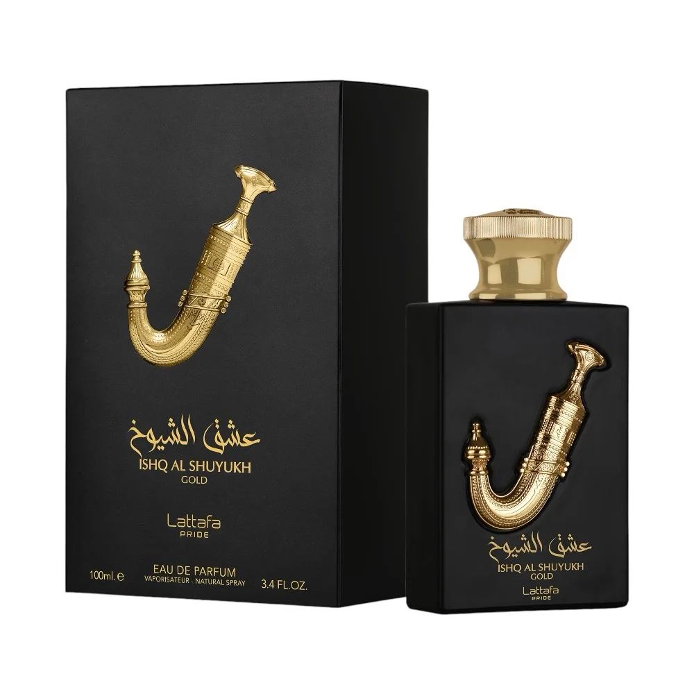 Lattafa Pride 100ml Perfume ISHQ AL SHUYUKH Gold