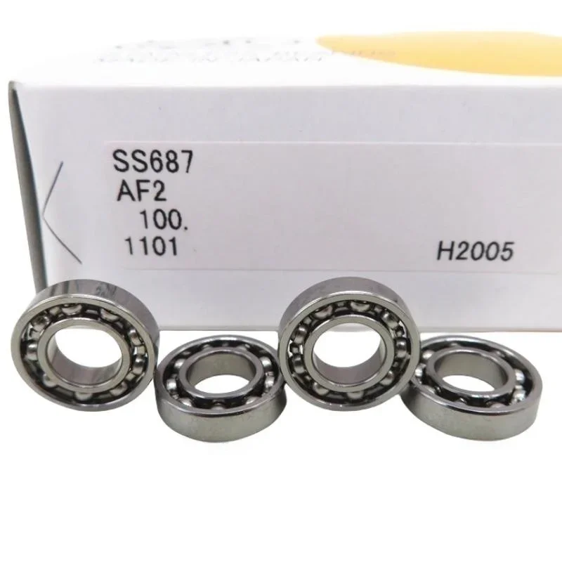 Original EZO stainless steel bearing S687 7x14x3.5 mm DDL-1470 open miniature ball bearings 687 7*14*3.5mm