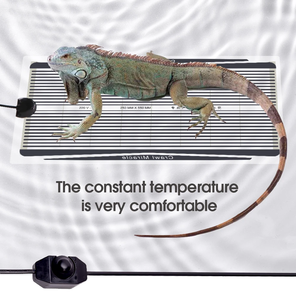 Indoor Warm Heating Mat Adjustable Temperature Controller Heat Pad Reptile Brooder Incubator 5W 15W 25W 35W Terrarium Reptiles