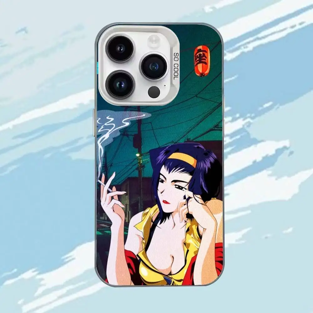 Чехол для телефона Anime C-Cowboy B-Bebop для iPhone 17,16,15,14,13,12,11, Mini,Pro,E,MAX White Candy, матовый противоударный чехол