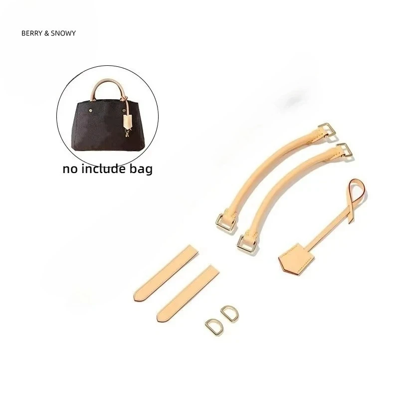 

Berry & Snowy женский комплект из натуральной кожи Vachetta на заказ, замена для сумки Montaigne BB, роскошная сумка на плечо с цепочкой и ремнями