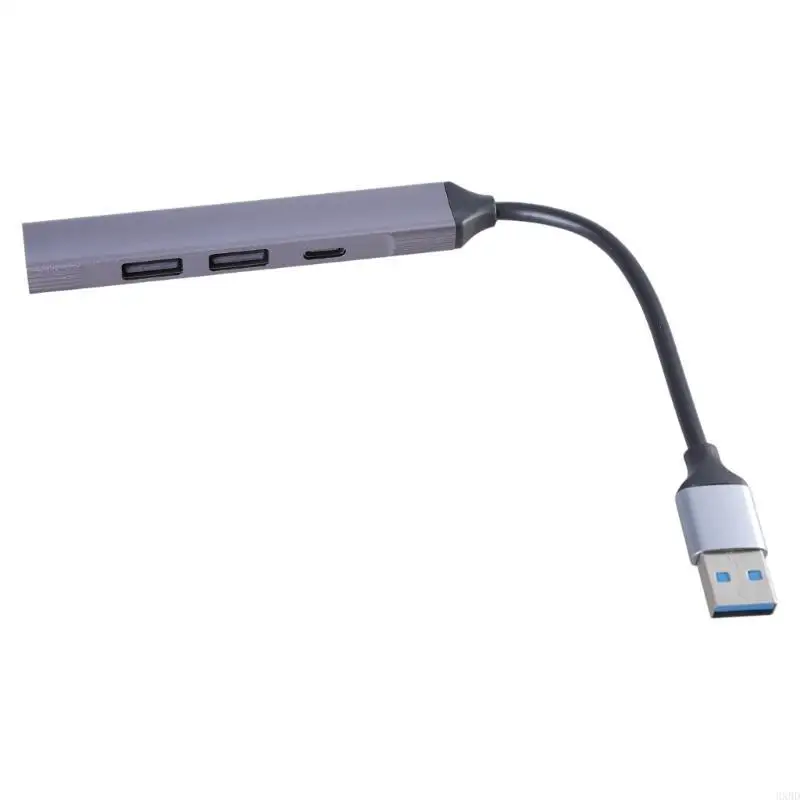 2025 New Multiport USB Hub 4 في 1 محول USB محطة الإرساء لأجهزة الكمبيوتر المحمولة الهواتف