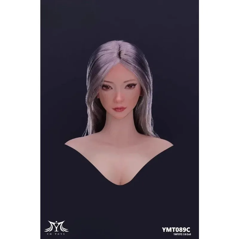 

YMTOYS Модель головы азиатской красавицы в масштабе 1/6 для фигурок солдаток, совместимая с телами 12-дюймовых фигурок YMT076, YMT084, YMT089