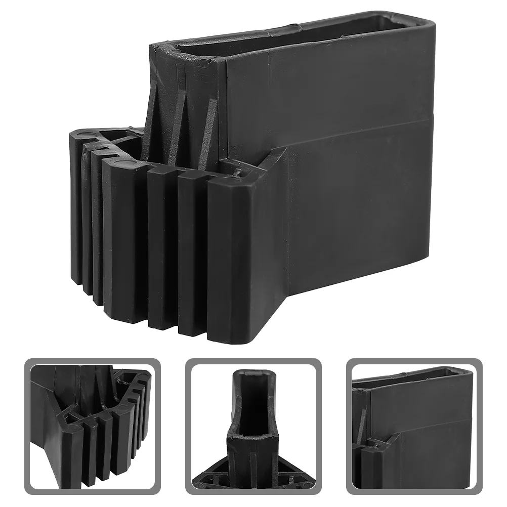 Cubierta de pie de escalera telescópica, suministros de escaleras plegables, Protector de piernas, piezas de almohadillas de goma, 6 piezas