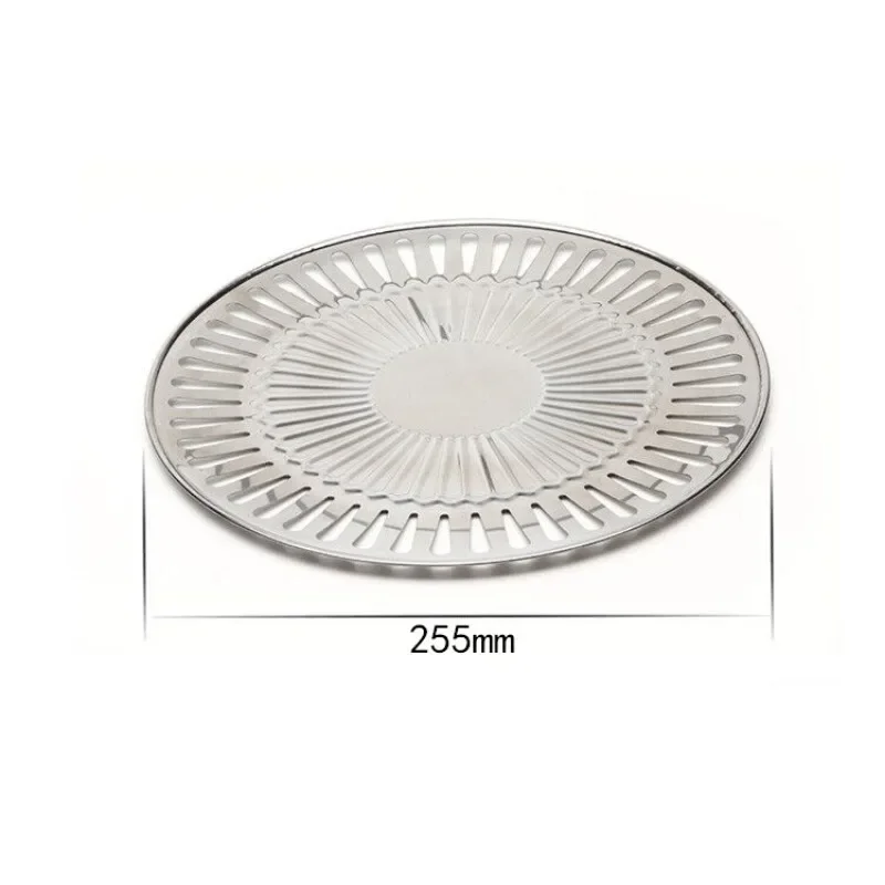 Stainless steel outdoor Korean style barbecue plate commercial barbecue meat takeaway barbecue plate