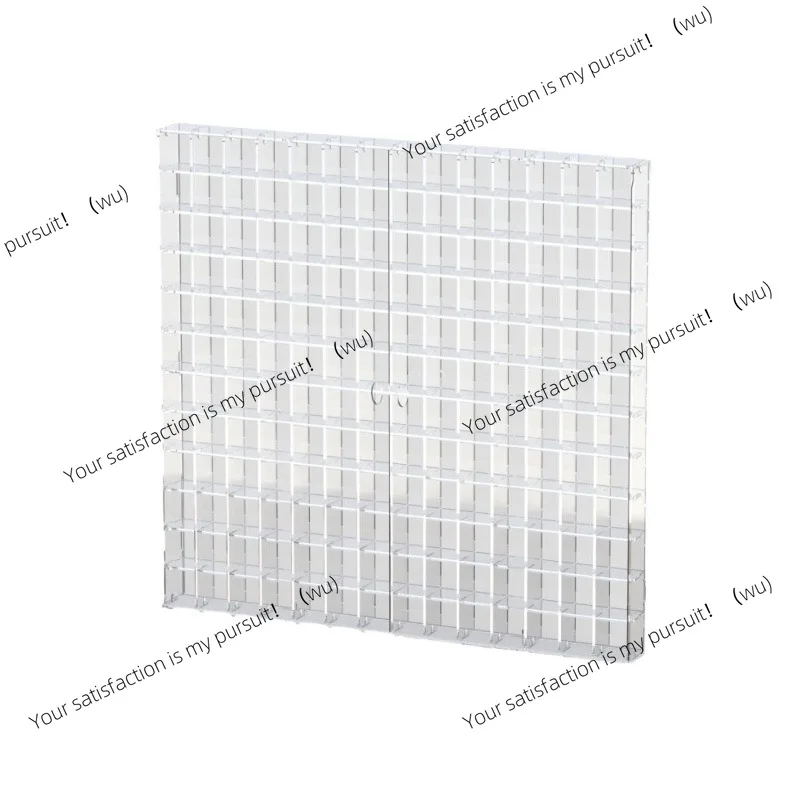 ZOCI, transparent display stand, wall-mounted acrylic lattice storage box, suitable for placing figures and Lego ornaments view 5