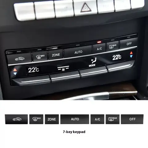 자동차 중앙 콘솔 에어컨 기후 버튼 AC Swicth 키패드 메르세데스 벤츠 E 클래스 E200 E260L E300 E350 2011-2016
