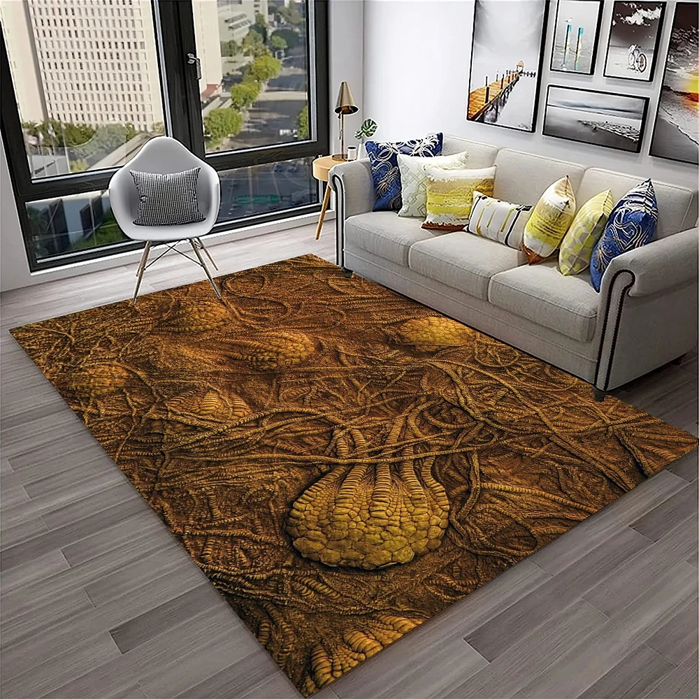 3D Dinosaur Animal Fossil Theme Carpet Children Play Area Anti-slip Floor Mats Kitchen Living Room Decorate Rug Bathroom Doormat