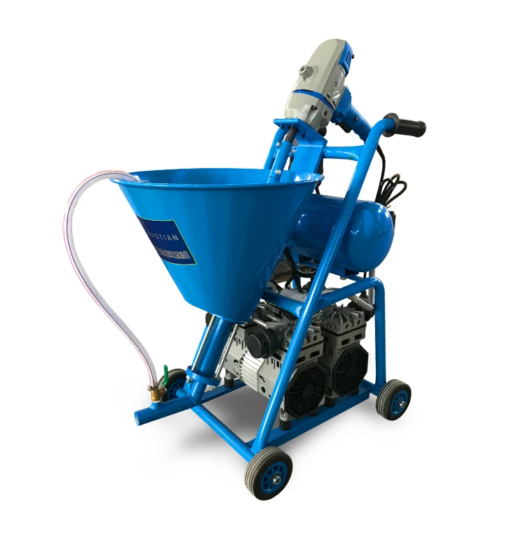 1500W Spraying Coating Putty Painter Mortar with Two Pumps Kind Waterproof Material Spray Machine
