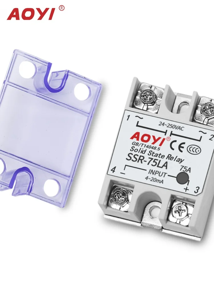 SSR-LA solid state relay 4-20MA voltage regulating module 10 -- 90A intelligent regulation complete specifications