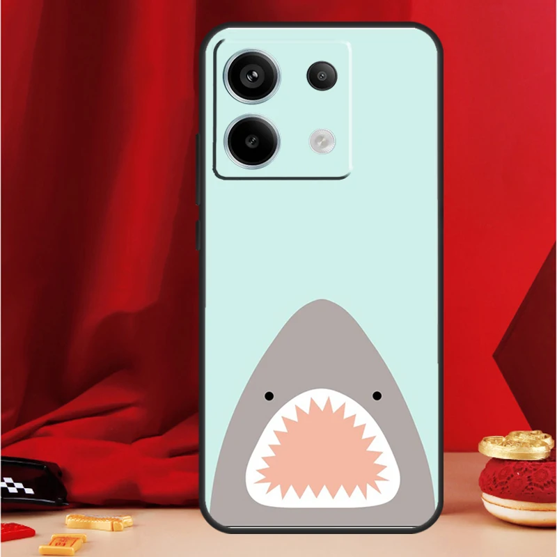 고래 상어 Funda Xiaomi Redmi 13C 12 9C 10C 12C Redmi 참고 13 9 10 11 12 Pro 9S 10S 11S 12S 케이스