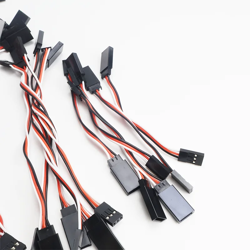 7 pz 100mm 150MM 200MM 300MM 500MM 600MM 900MM 1000MM Servo Cavo di Prolunga per Rc Elicottero Rc Drone Espandere