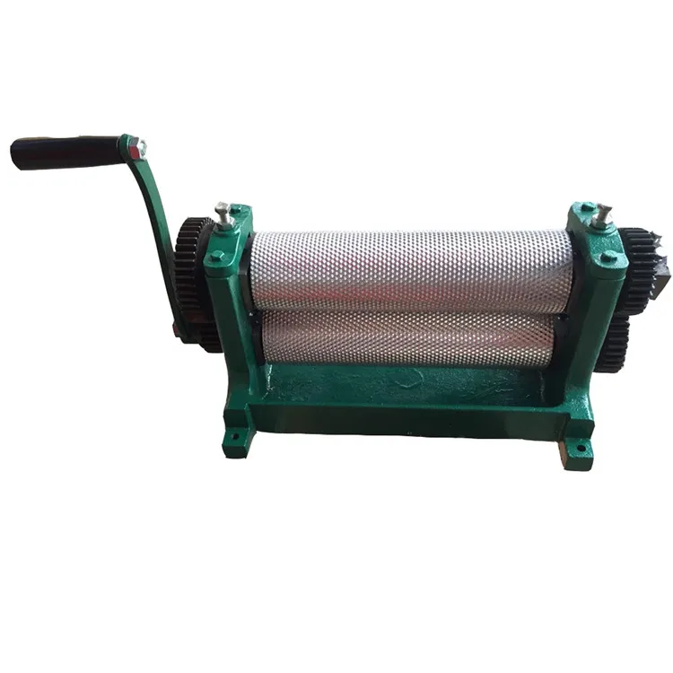 

310mm Manual Honeycomb Embossing Machine Beeswax Foundation Sheet Press Roller Machine